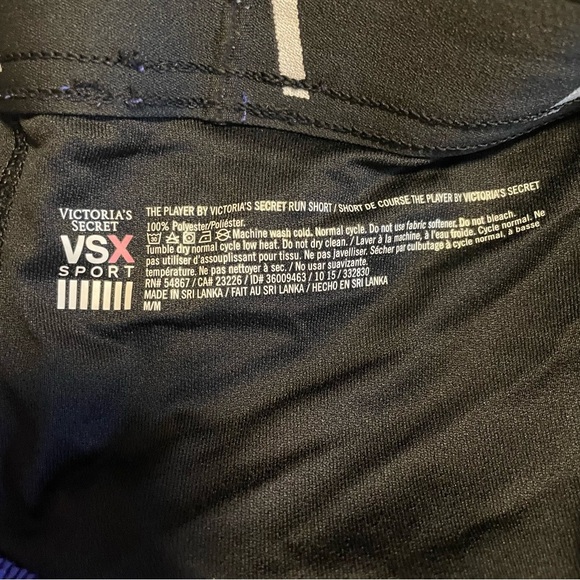 SIZE M The Player by Victoria’s Secret Run Shorts-PURPLE D2 - Picture 5 of 5